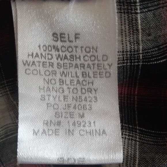 Kori America Medium Plaid Tunic Dress-Collared-Pockets-Lace Up Bodice-Roll Tab - Picture 8 of 8